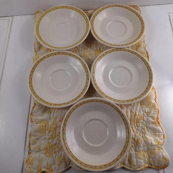 Franciscan Earthenware Other - Lot of 5 Franciscan Hacienda Gold 6 1/2" Earthenware Bread / Dessert Plates USA